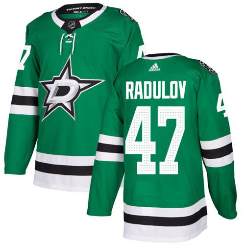 Adidas Dallas Stars 47 Alexander Radulov Green Home Authentic Youth Stitched NHL Jersey